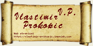 Vlastimir Prokopić vizit kartica